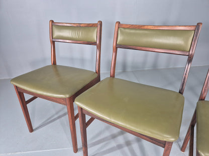 4 Vintage Mid Century Dining Chairs Danish Design Vestervig Eriksen EB12145