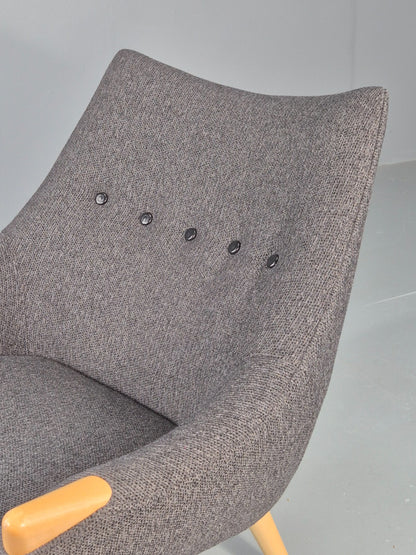 Vintage Mama Bear Matzform Lounge Chair Grey Beech Danish Modern Design EB12316