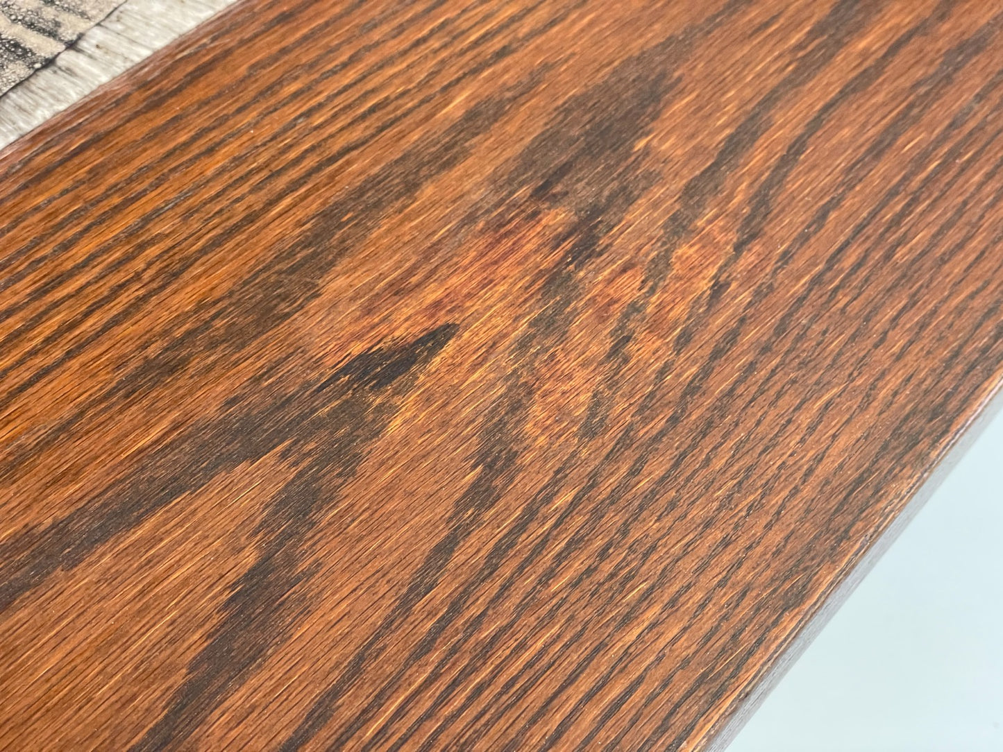 Vintage Coffee Table Tile Topped Oak Retro 1970s Poulsen Style Tiles EB10881