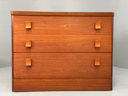 Vintage Teak Chest of Drawers By Stag 1970s Retro Midcentury Bedside EB12924