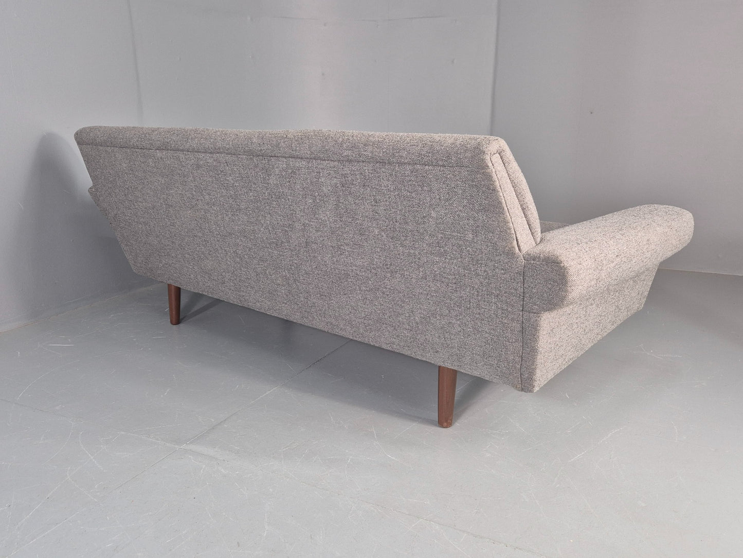 Vintage 3 Seater Sofa Mid Century Danish 1960s Retro Reupholstered EB12170