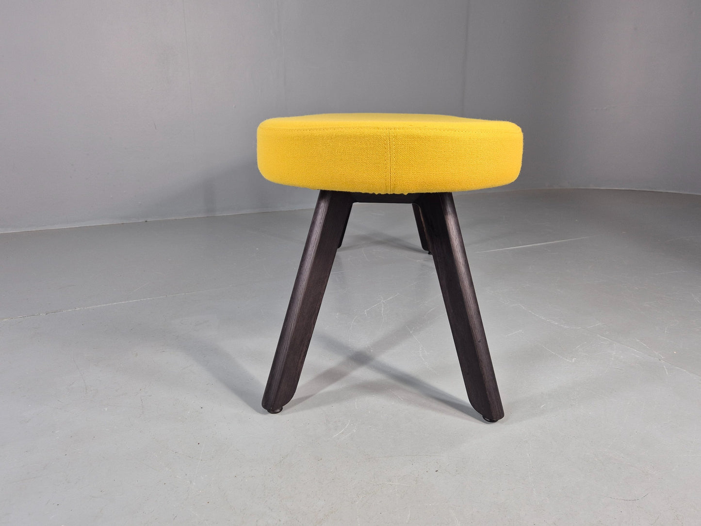 Modern Bench Seat Yellow Cloth Retro Inspired Commercial Quality EB12249