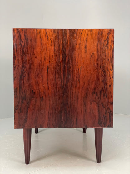 Vintage Chest Of Drawers 1960s Danish Mid Century Darkwood EB12360