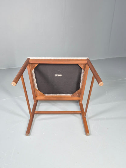Single Vintage McIntosh Dining Chair Model 9433 Teak New Upholstery EB12309