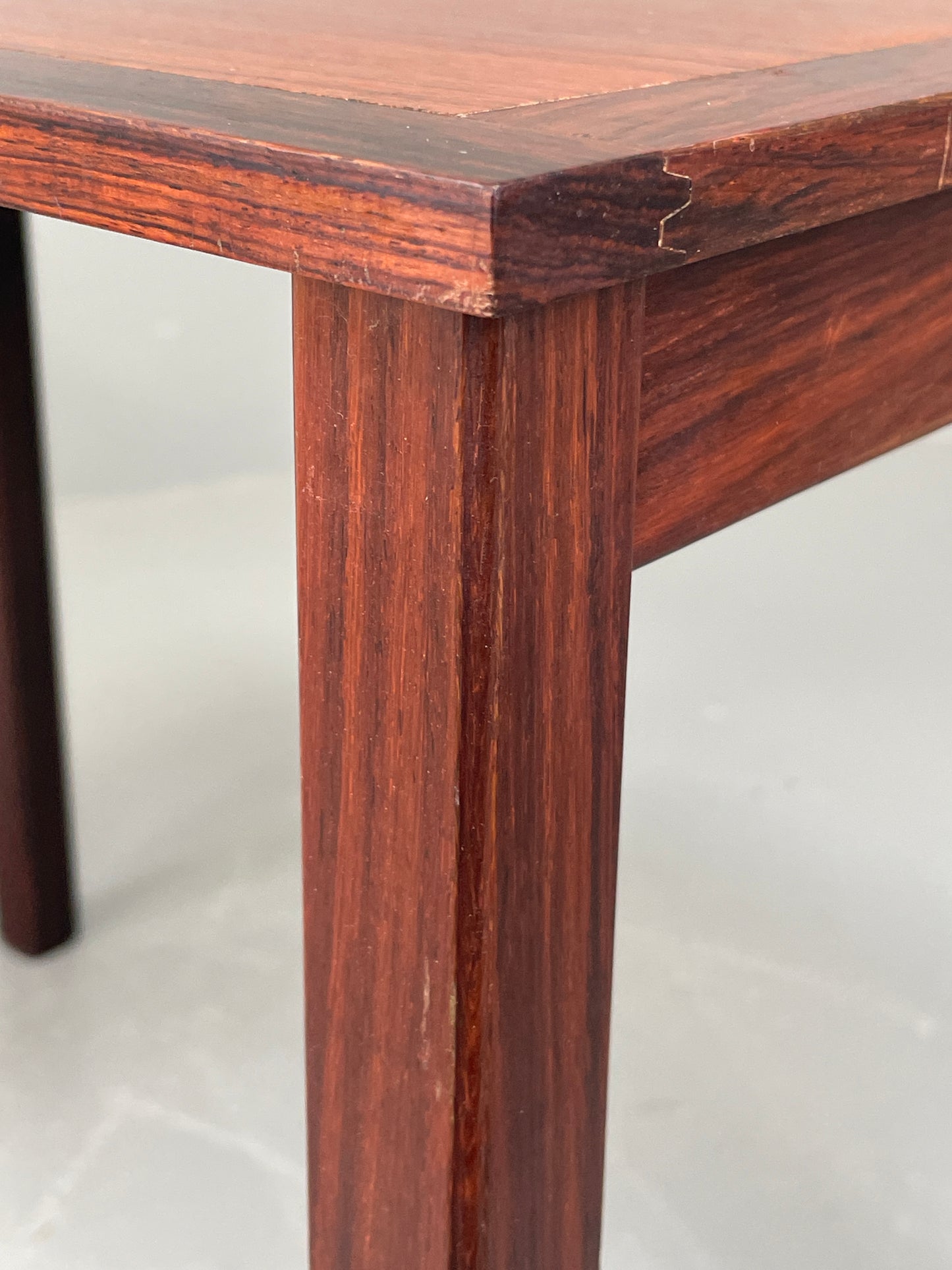 Vintage Danish Coffee Table 1960s Darkwood Mid Century Modern EB12280