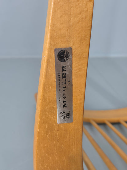 Vintage Wegner Rocking Chair J16 Model for Fredericia c1944 MCM Retro EB12231