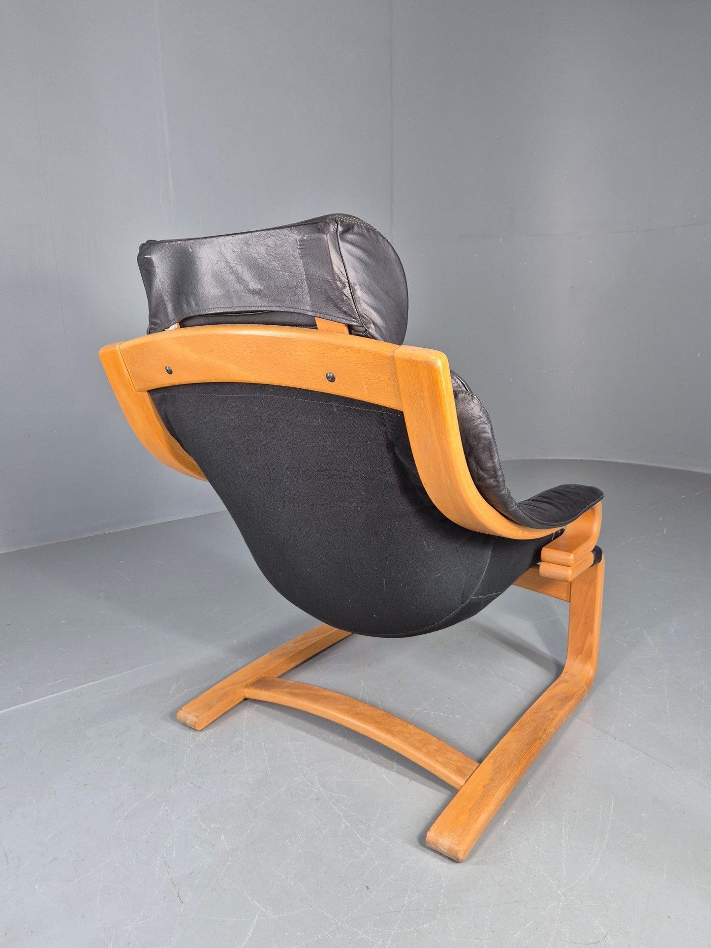 Vintage Danish Lounge Chair Skippers Apollo Mid Century 1970s Retro EB12124