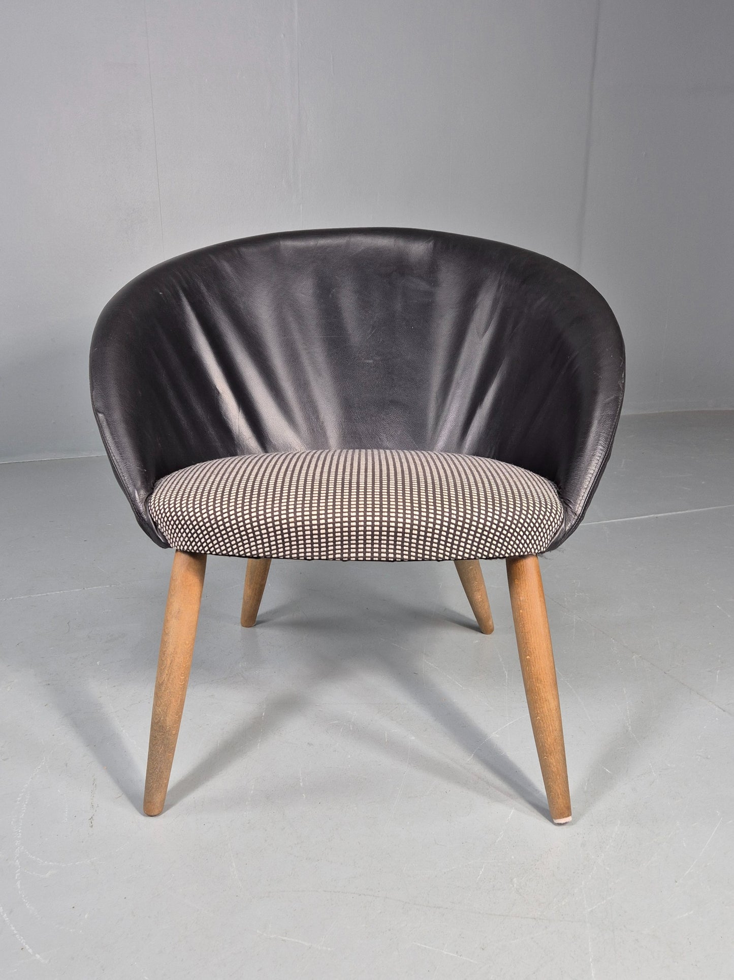 Vintage Mid Cenbtury Danish Tub Chair Ditzel Style 1960s Retro EB12105