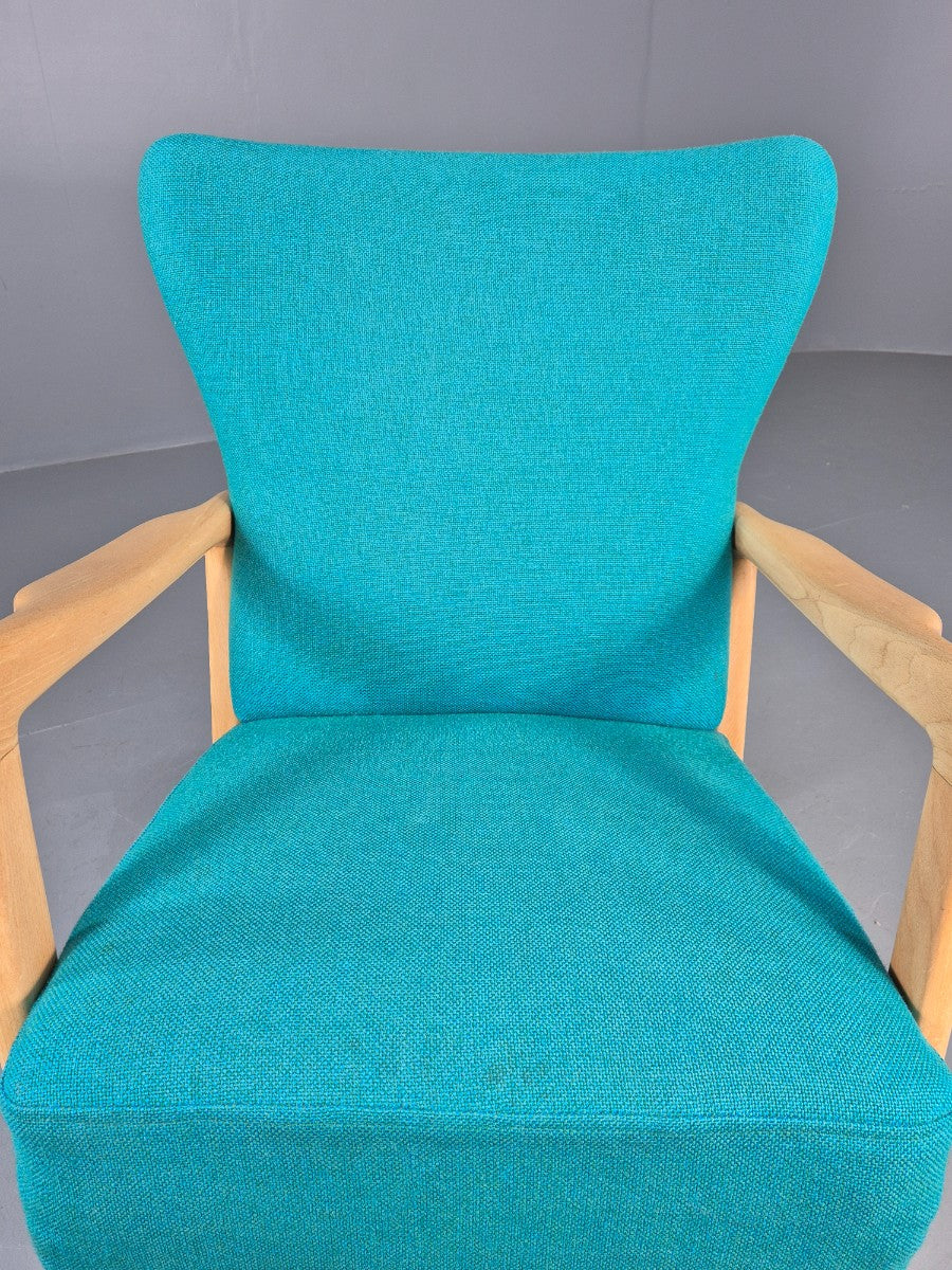 Vintage Mid Century Fritz Hansen Lounge Chair Soren Hansen Design 1940s  EB12108