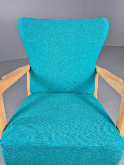 Vintage Mid Century Fritz Hansen Lounge Chair Soren Hansen Design 1940s  EB12108