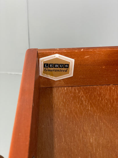 Vintage 1950s Bedside Cabinet By Lebus Oak Mid Century Retro Drawer EB12947