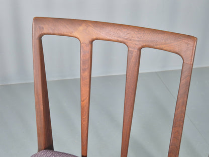 2 Vintage Teak Dining Chairs A Younger J Herbert Design 1970s New Seats EB11768
