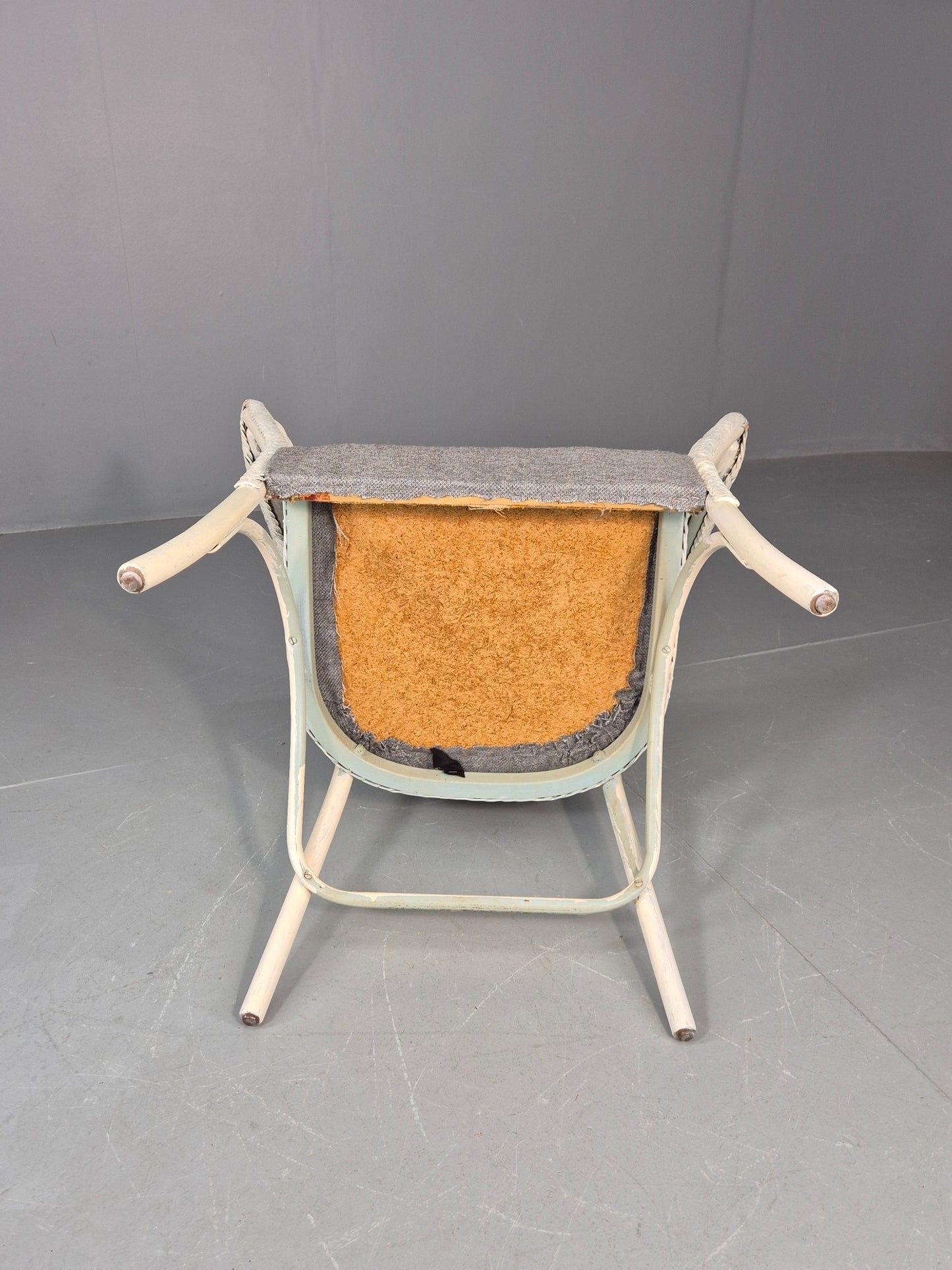 Vintage Lloyd Loom Tub Chair 1960s Original Quality Chair Retro  EB12162