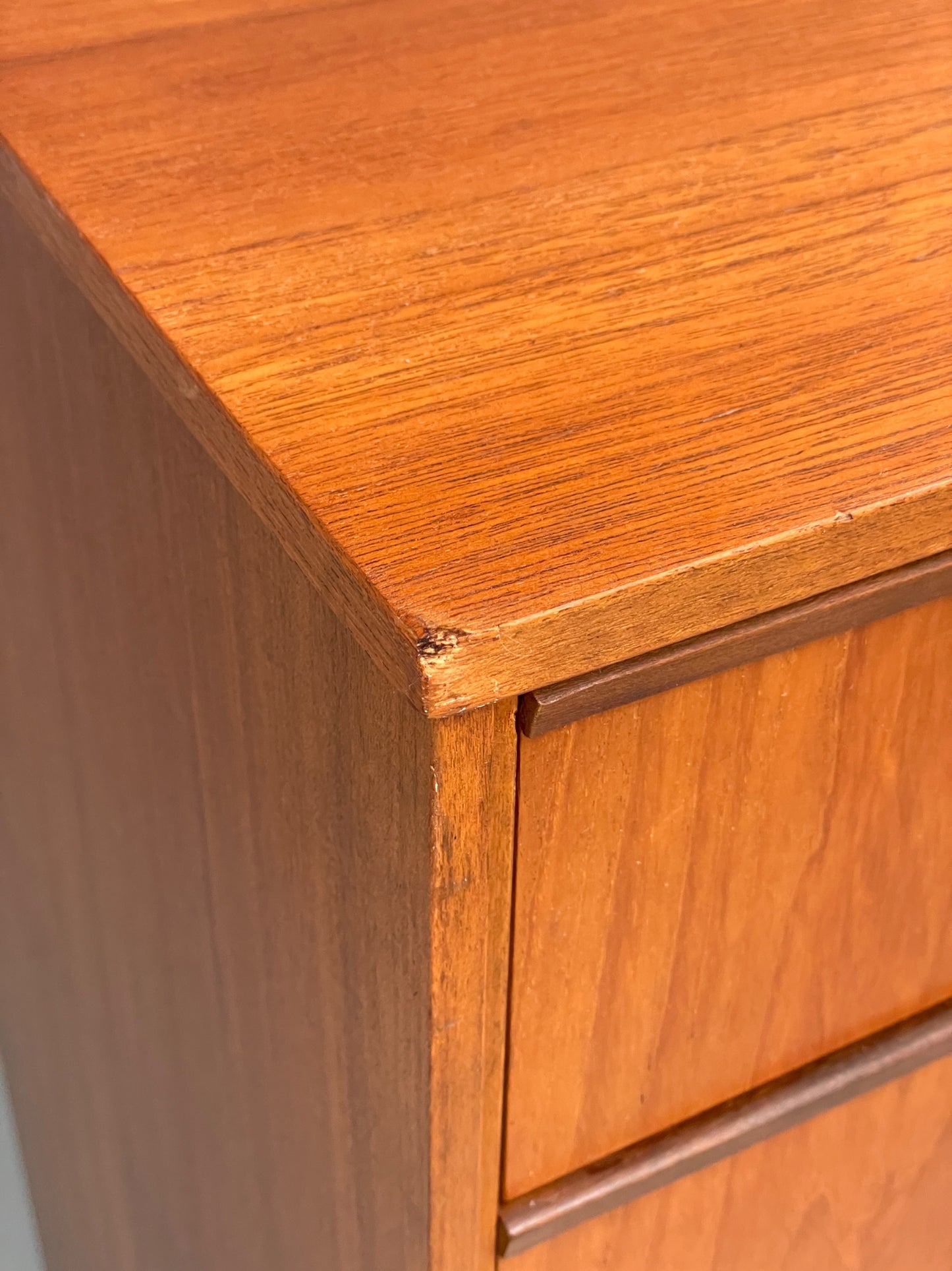 Vintage Chest Of Drawers By Austinsuite Teak Tallboy Mid Century 1960s EB12903