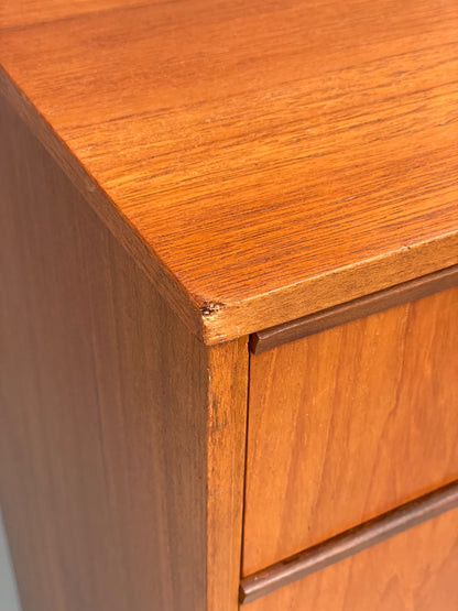 Vintage Chest Of Drawers By Austinsuite Teak Tallboy Mid Century 1960s EB12903