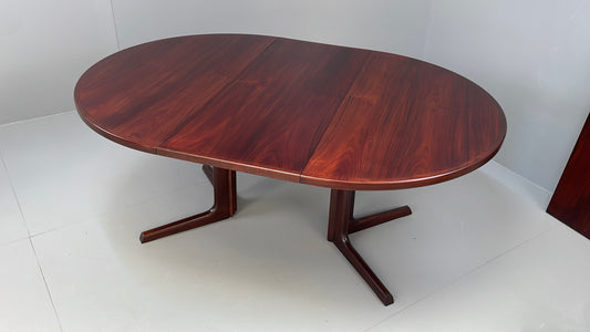 Vintage Dining Table Extending By Gudme Møbelfabrik Danish Mid Century EB12811