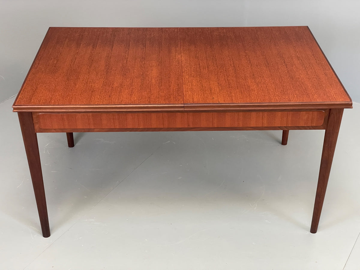 Vintage Teak Dining Table Extending Mid Century 1960s Retro Rectangular EB12952