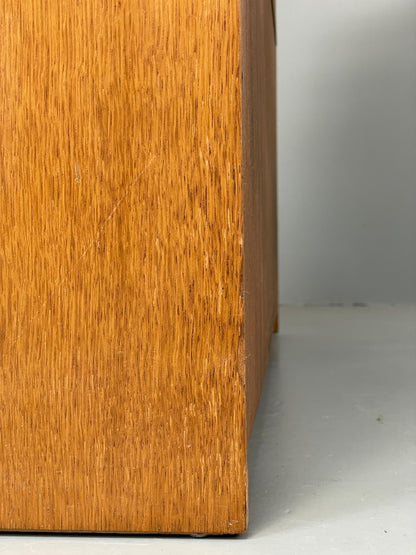 Vintage G Plan Bookcase Oak 1960s Mid Century Glazed Retro Shelving EB12822