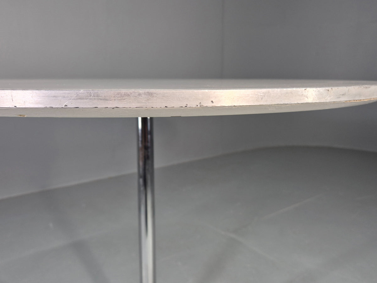Vintage Fritz Hansen Circular Side Table Arne Jacobsen Design EB13005