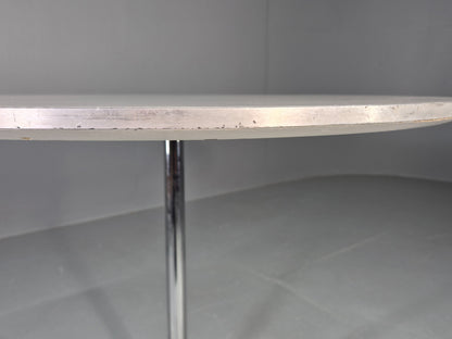 Vintage Fritz Hansen Circular Side Table Arne Jacobsen Design EB13005