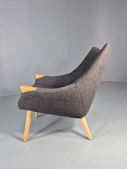 Vintage Mama Bear Matzform Lounge Chair Grey Beech Danish Modern Design EB12314