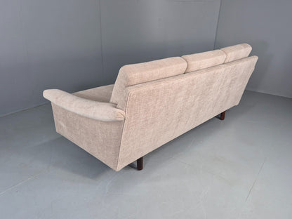 Vintage Danish 3 Seater Sofa New upholstery 1960s Original Mid Century EB12534