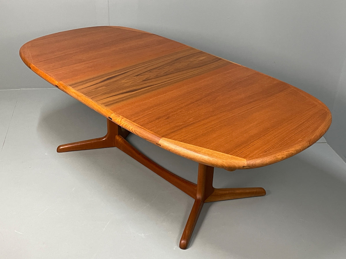 Vintage Teak Dining Table Extending Danish Retro 1970s Teak EB13144