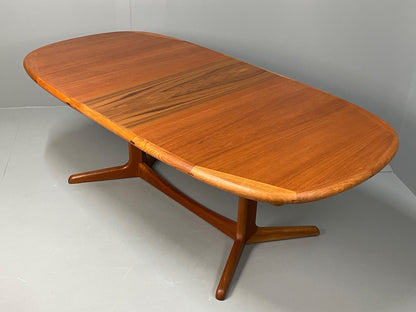 Vintage Teak Dining Table Extending Danish Retro 1970s Teak EB13144