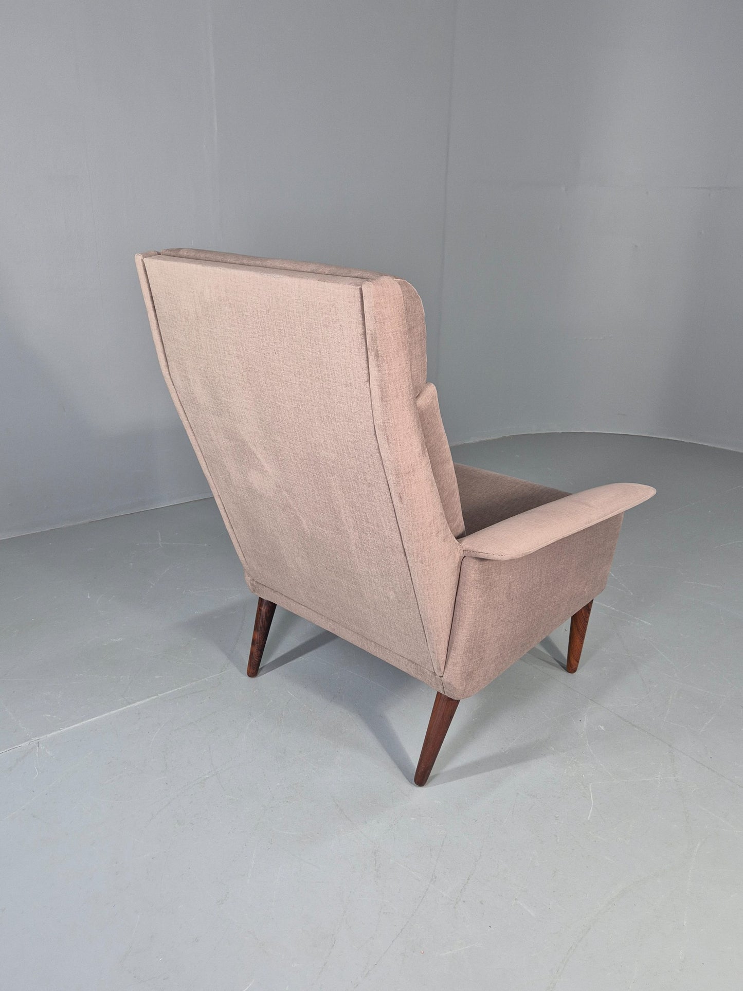 Vintage Lounge Chair Folke Ohlssen Fritz Hansen Denmark New Upholstery  EB12787