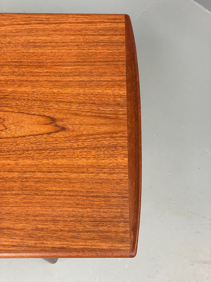 Vintage Teak Coffee Table Danish Mid Century 1960s Drawer Cane EB12356