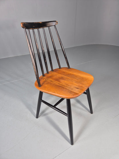 Vintage Ilmari Tapiovaara Fanett Chair Beech and Teak Retro MCM 1950s EB11602