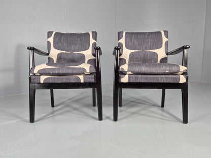 2 Vintage 1960s Lounge Chairs Parker Knoll New Upholstery EB11847