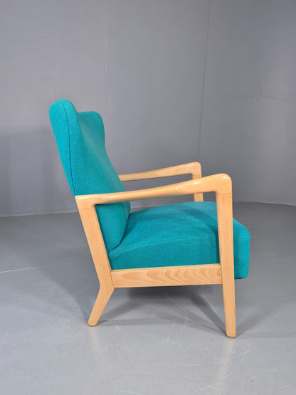 Vintage Mid Century Fritz Hansen Lounge Chair Soren Hansen Design 1940s  EB12108