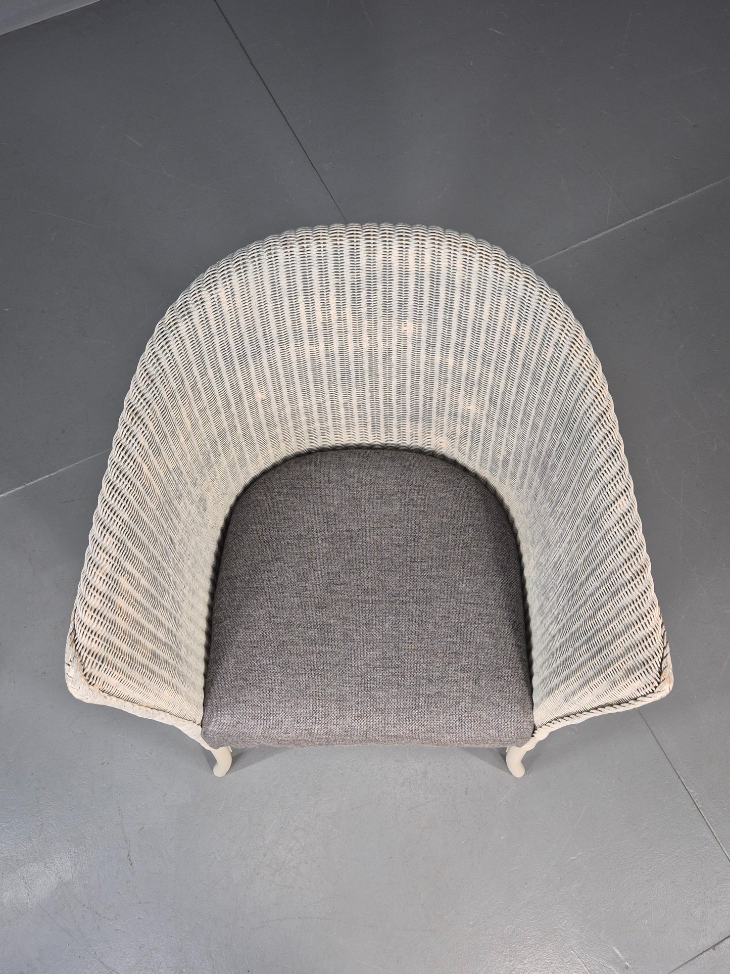 Vintage Lloyd Loom Tub Chair 1960s Original Quality Chair Retro  EB12162