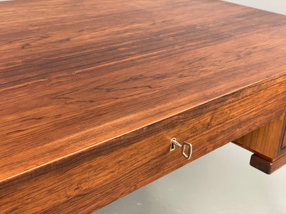 Vintage 1960s Rosewood Desk Arne Wahl Iverson Mid Century Danish Drawer EB12284