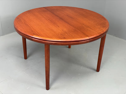 Vintage Dining Table Teak Extending 1960s Mid Century By White & Newton EB12509