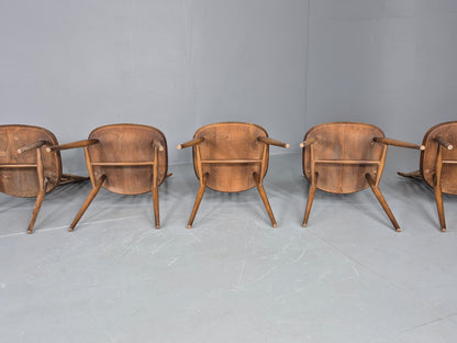 5 Vintage Ercol Goldsmith chairs 1970s Originals EB12464