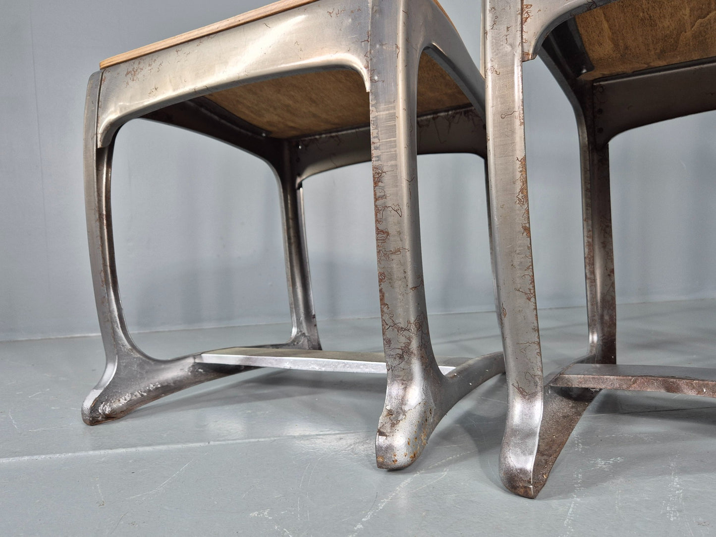 3 Vintage American seating Co. Envoy Chairs Adult size Retro MCM 1950s EB12552