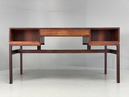 Vintage 1960s Rosewood Desk Arne Wahl Iverson Mid Century Danish Drawer EB12284
