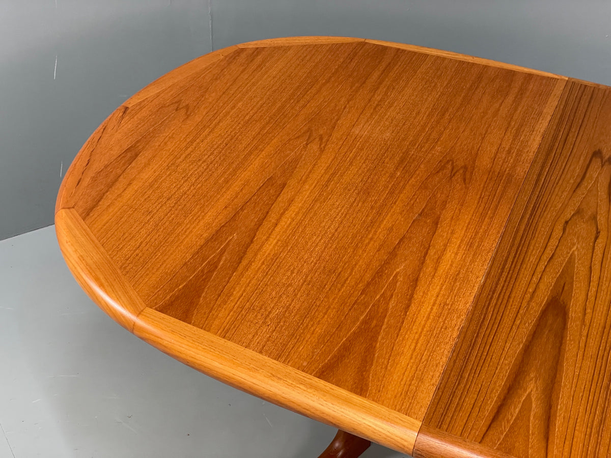 Vintage Teak Dining Table Extending Danish Mid Century Retro 1970s EB13122