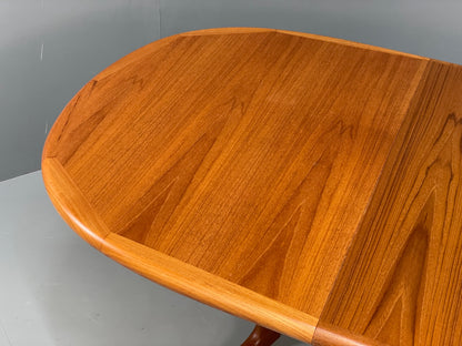 Vintage Teak Dining Table Extending Danish Mid Century Retro 1970s EB13122