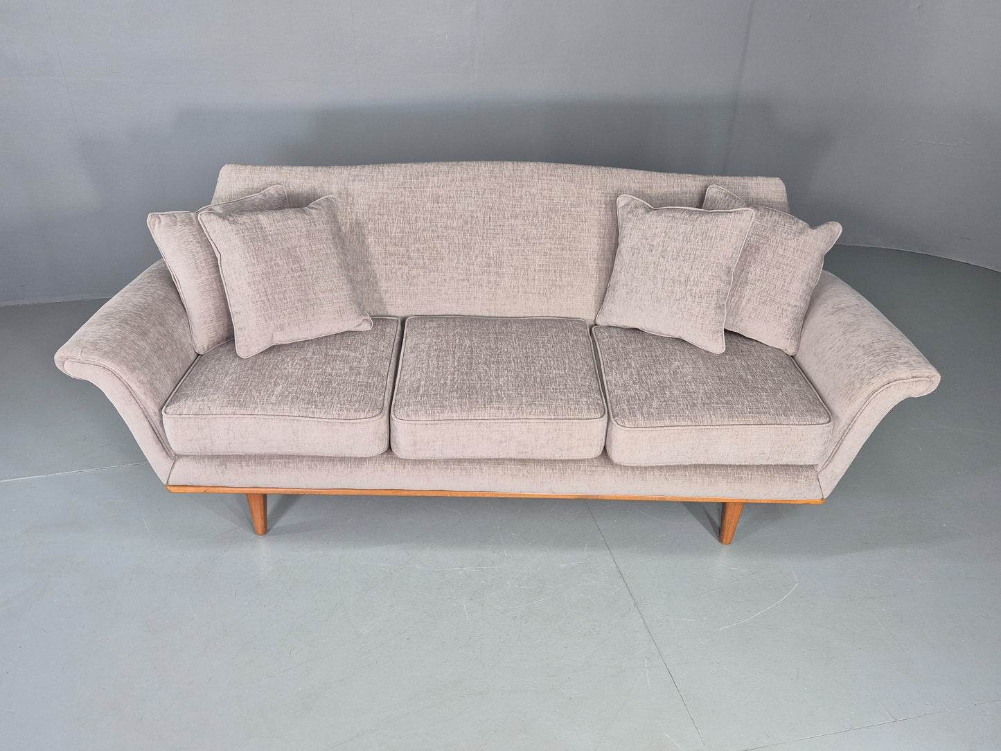 Mid Century 3 Seater Sofa 1950s Swedish New Upholstery Retro EB11129