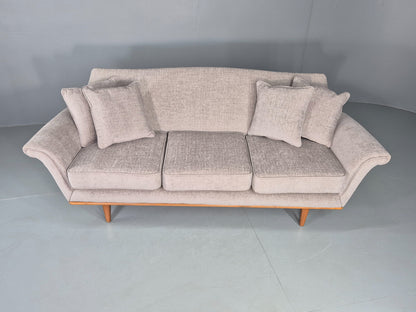 Mid Century 3 Seater Sofa 1950s Swedish New Upholstery Retro EB11129
