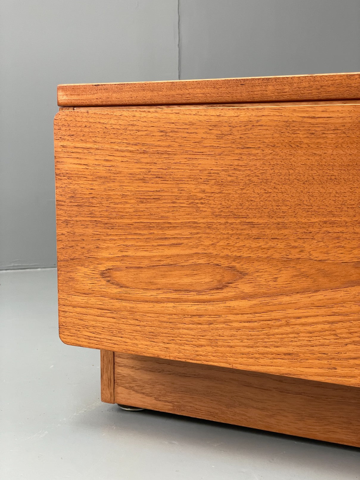 Vintage Teak Sideboard Unit Chest of Drawers By Beaver & Tapley 1980s Retro EB12825
