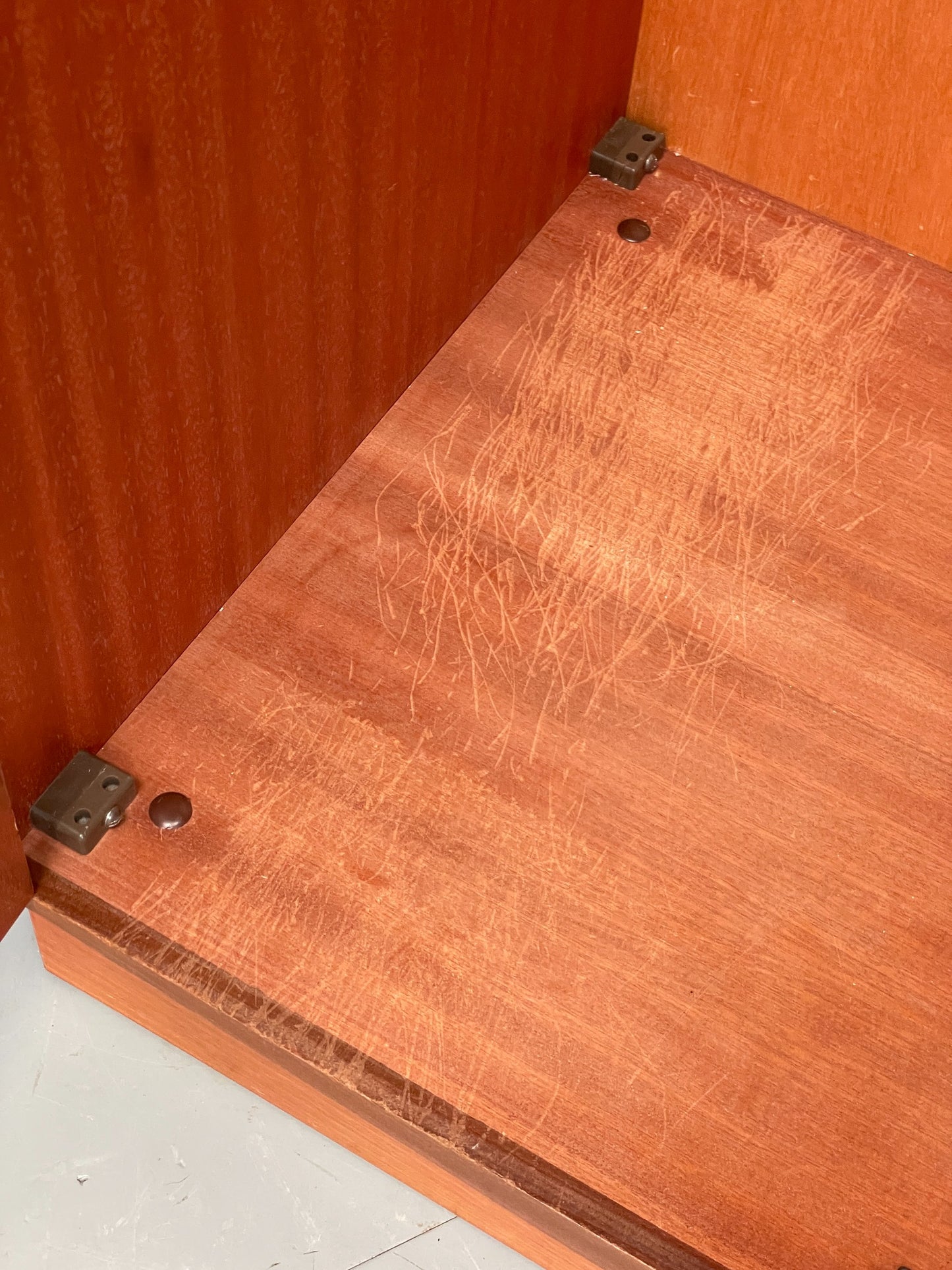 Vintage G-Plan Teak Wardrobe Clothes Rail Shelves Mid Century EB12206