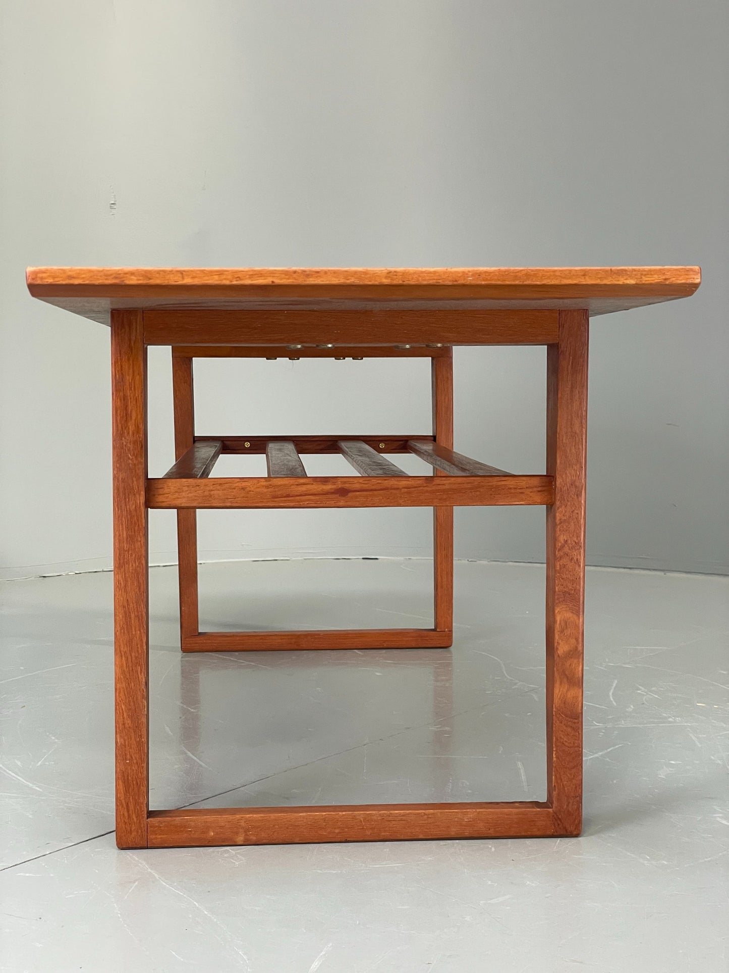 Vintage Teak Coffee Table By Pye Franklin Retro 1960s Magazine Rack EB12071