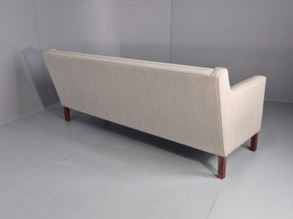 Vintage Danish 3 Seat Sofa 60s Mid Century Mogensen Style Original Retro EB12375