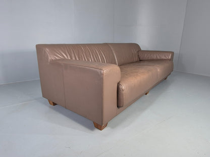 Vintage 3 seater sofa Leather Upholstery Modern Design EB12478