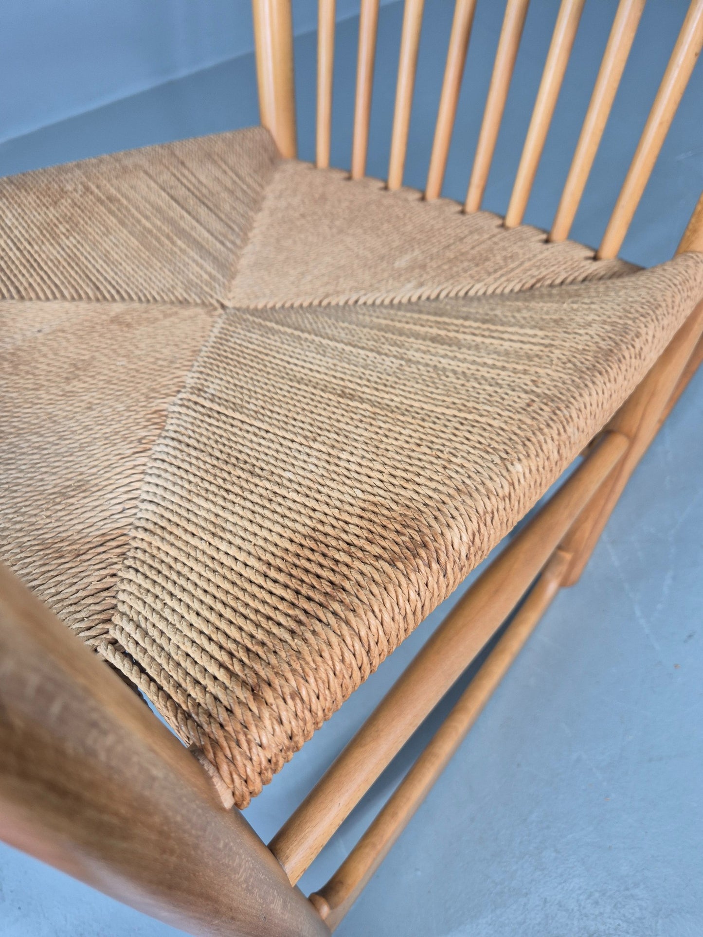 Vintage Wegner Rocking Chair J16 Model for Fredericia c1944 MCM Retro EB12231