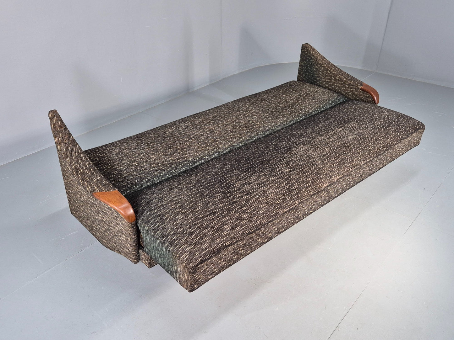 Vintage Danish Mid Century Sofabed, 1960s Design Double Bed Retro EB12395
